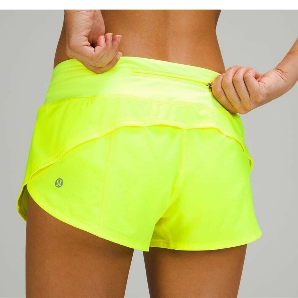 Lululemon size 12 neon shorts